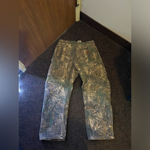 [sold]Carhartt x Realtree baggy Camo Carpenter Pants 34x30 - Picture 2 of 4